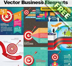 信息数据图表：Vector Business Elements